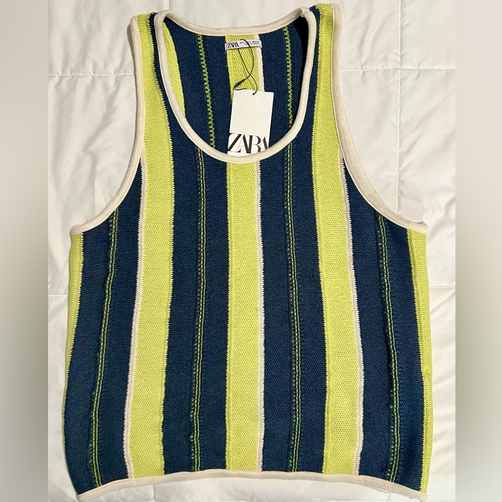 Men’s Zara cotton sleeveless tank top